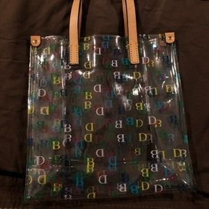 Authentic Dooney and Bourke Small clear purse